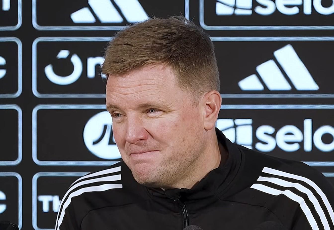 开云官网-埃迪-豪：当曼城打进第一球时，我们场上只有10人